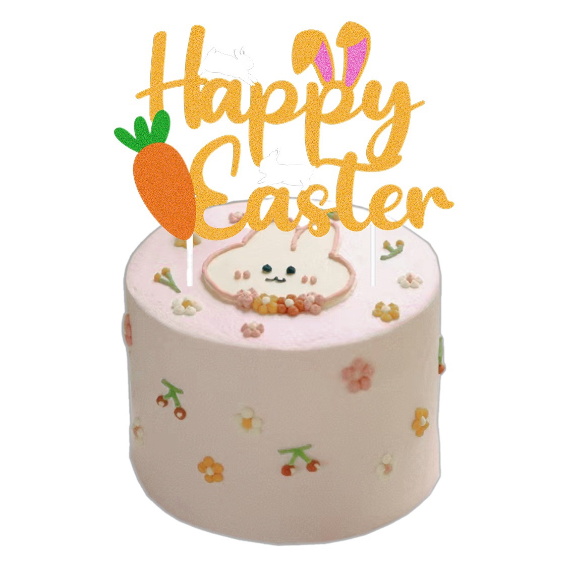 Decoración del Partido de Pascua Feliz huevo de Pascua tire bandera tire flor globo tema traje al por mayor personalizado