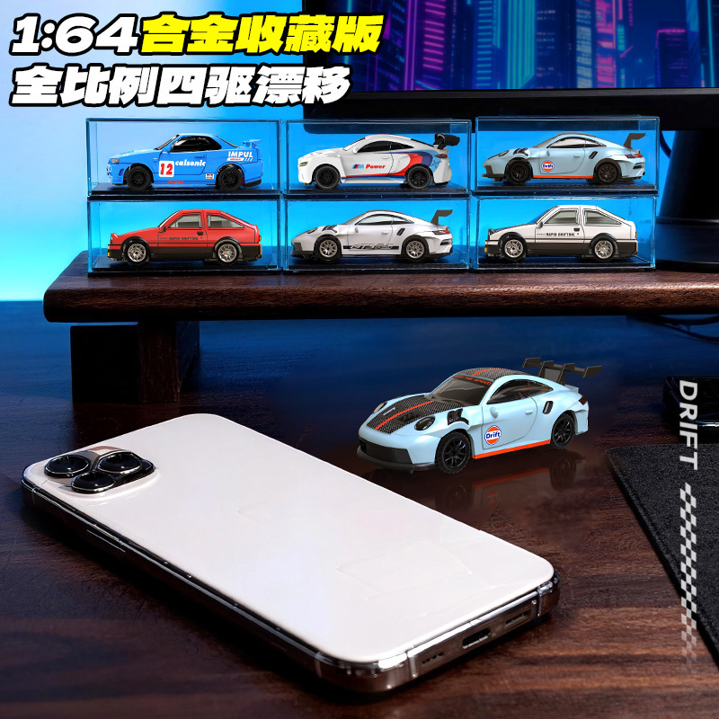(Cross-border trading), remote control car, racing car, toy car for boys, scale 1:64 4
