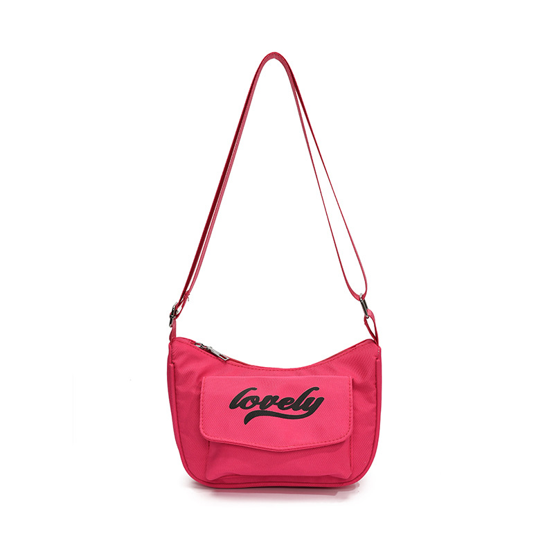 Versión coreana del bolso de hombro para niños y niñas de moda, letras de estilo occidental, deportes de ocio, bolso de mensajero para niños, nuevo monedero para niños