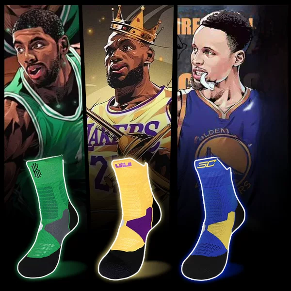 Kobe Bryant Towel Bottom Mid-Tube Basketball Socks for Men, Adults and Children, High-Top Game Spring and Summer Thickened Sports Socks Wholesale