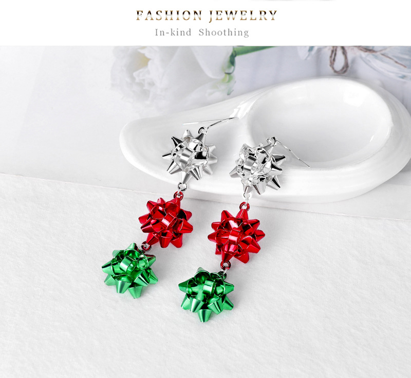 Fashion Color Block Alloy Plating Womenu0027S Drop Earrings 1 Pair