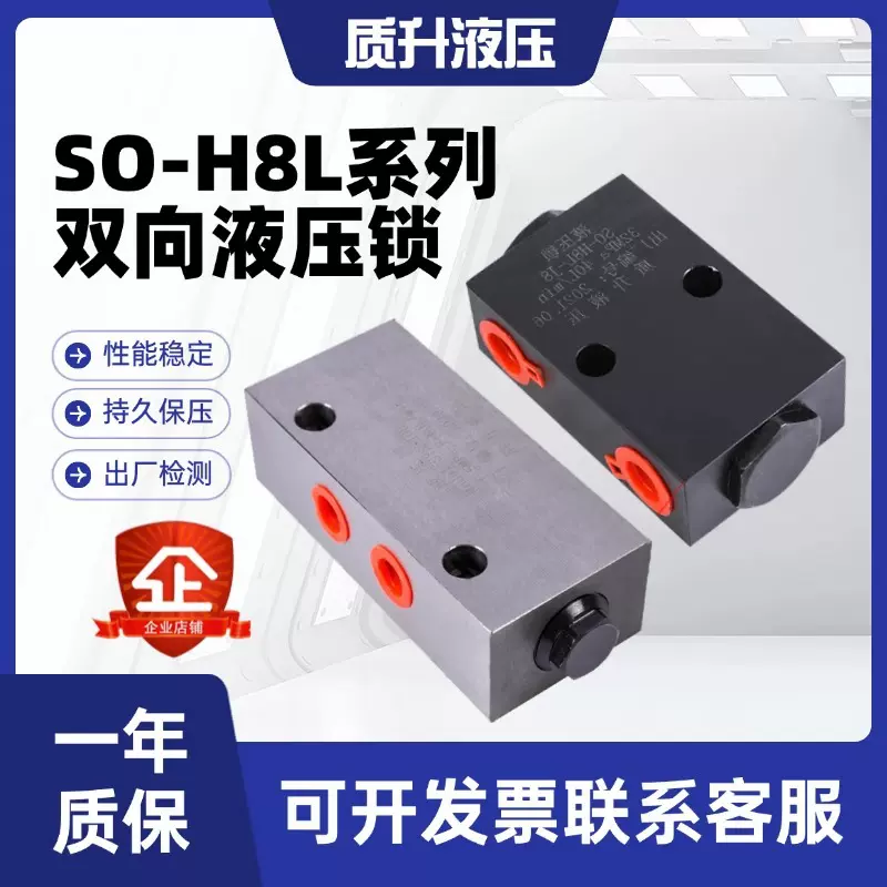 双向液压锁油缸支腿升降机械设备保压阀平衡阀液压配件高压