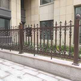 别墅防护庭院围墙栏杆 铝合金阳台护栏 小区户外花园安全防护栅栏