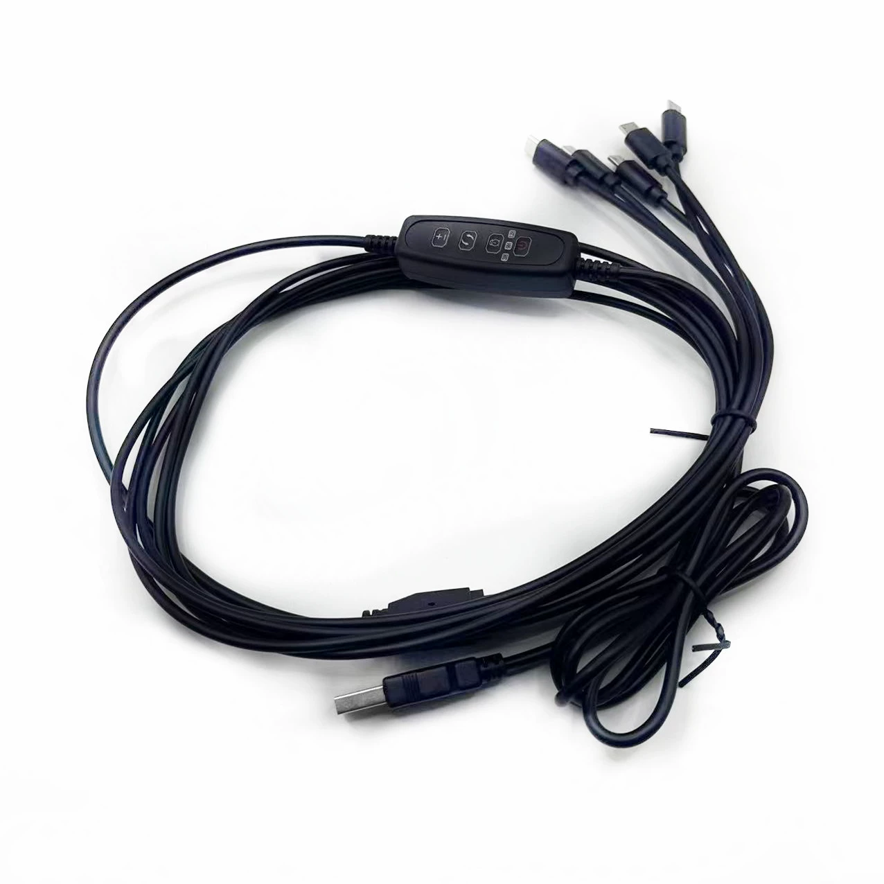 Контрольный кабель для ящика с рассадой, USB/Android Type‑C, затемнение света и таймер, 1–6 выходов