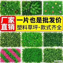 尤加利塑料假花草坪绿植花仿生人工背景花墙地垫墙面阳台地毯