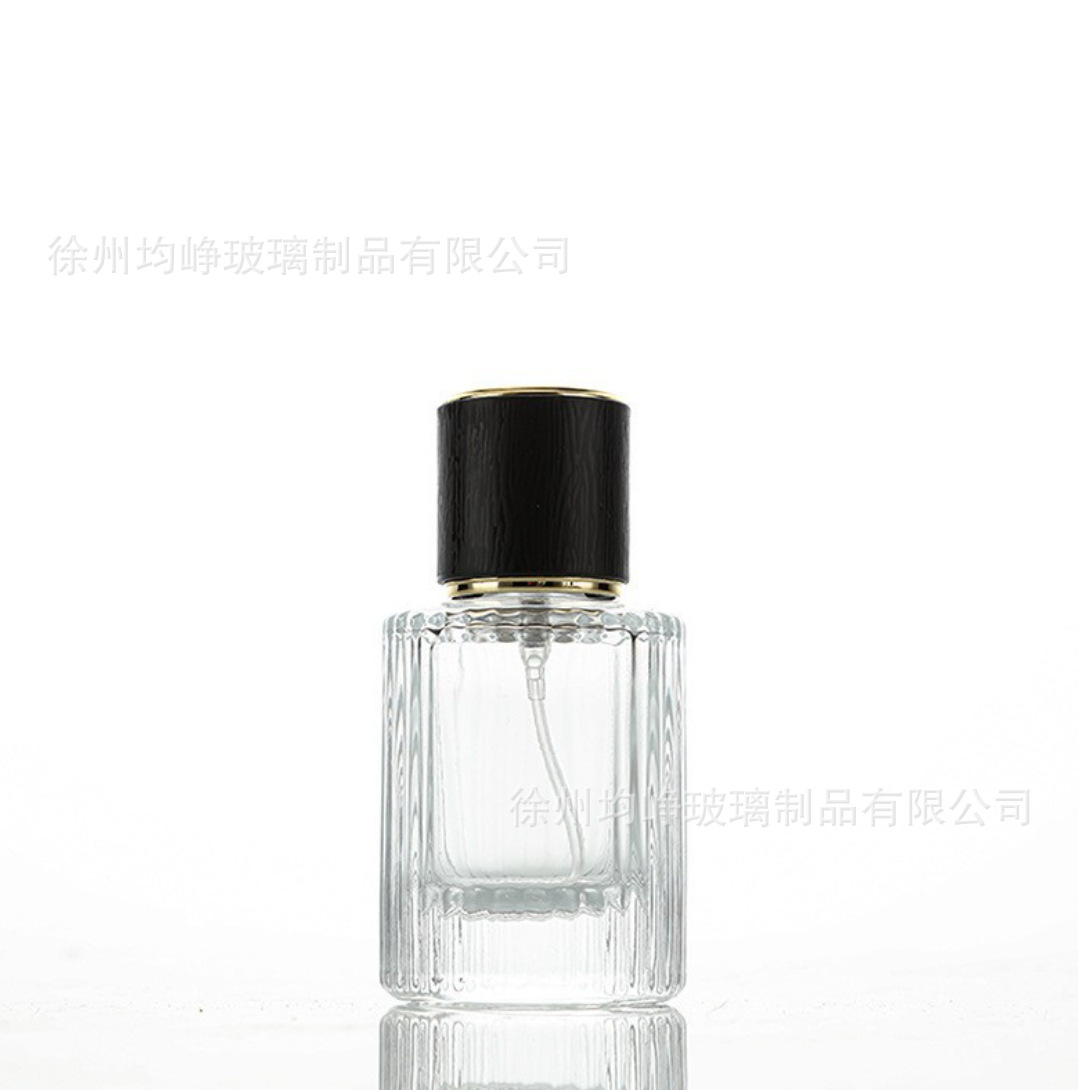 Ventas transfronterizas calientes 30ml 50ml botellas de fragancia de vidrio de muestra pequeña botella de aerosol portátil al por mayor