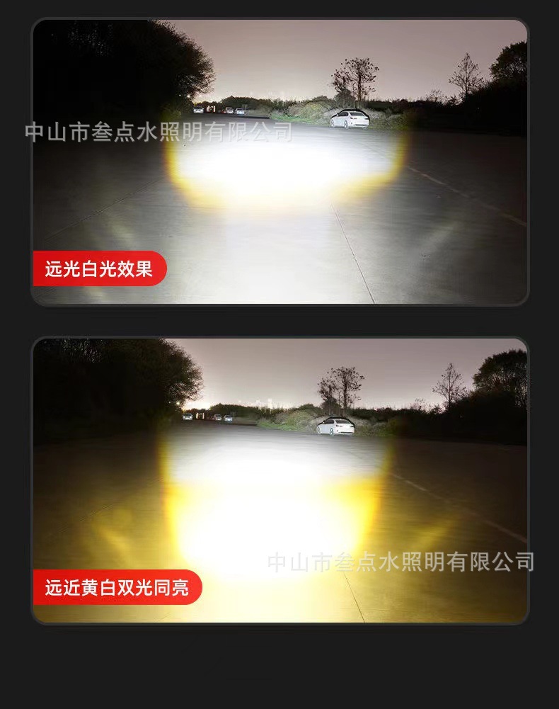 Motorcycle LED Spotlight, Electric Vehicle Headlight