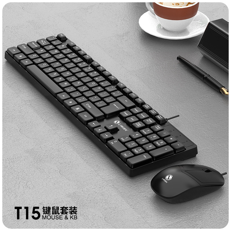 新しい卸売 6234 コンピュータ オフィス USB キーボード オールインワン デスクトップ ノートブック キーボードとマウス セット|undefined