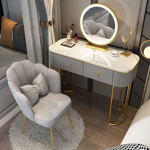 Small Apartment Dressing Table Internet Celebrity Ins Style Mini New Bedroom Modern Simple Light Luxury Nordic Cosmetic Table Wholesale