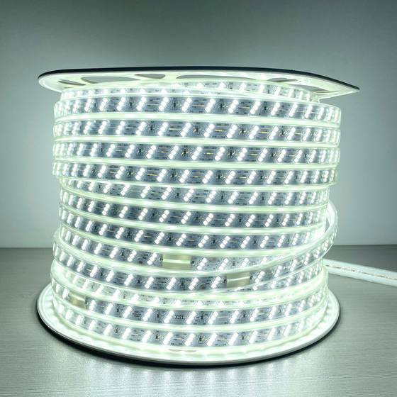 High voltage 110220Vled super bright outdoor waterproof 180 lamp three rows of home improvement project lighting lamp with wholesale