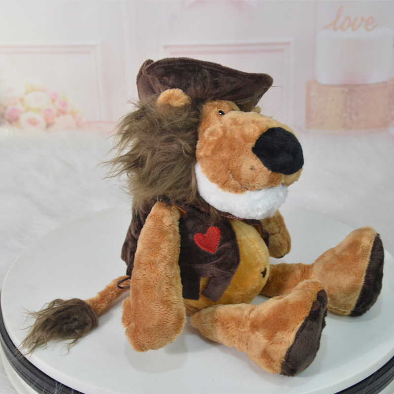Comercio exterior animal bosque vaquero león mono tigre orangután ciervo muñeca regalo de cumpleaños peluche transfronterizo