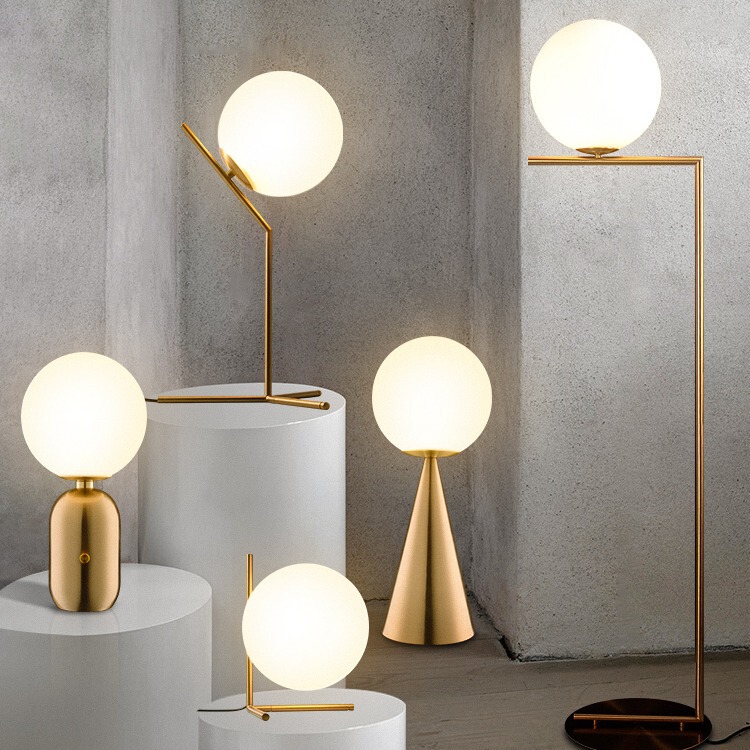 Nordic Style Distinctive Floor Lamp ins TikTok Cyber Celebrity Style Bedroom Bedside Table Lamp Light Luxury Post-modern Sofa Lamp