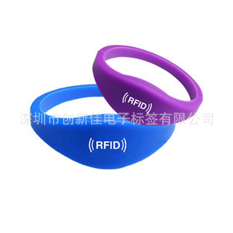 Sauna Bath Fingerprint Lock Bracelet IC Wrist Band Gym NFC Bracelet rfid Silicone Wristband