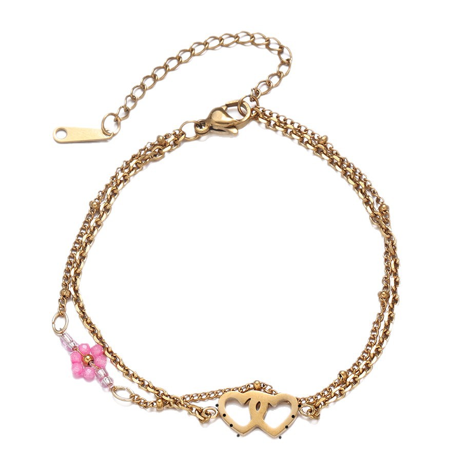 Pulsera de acero inoxidable europea y americana ligeramente lujosa, alta moda, tendencia de personalidad, pulsera de acero de titanio, joyas de mano calientes transfronterizas