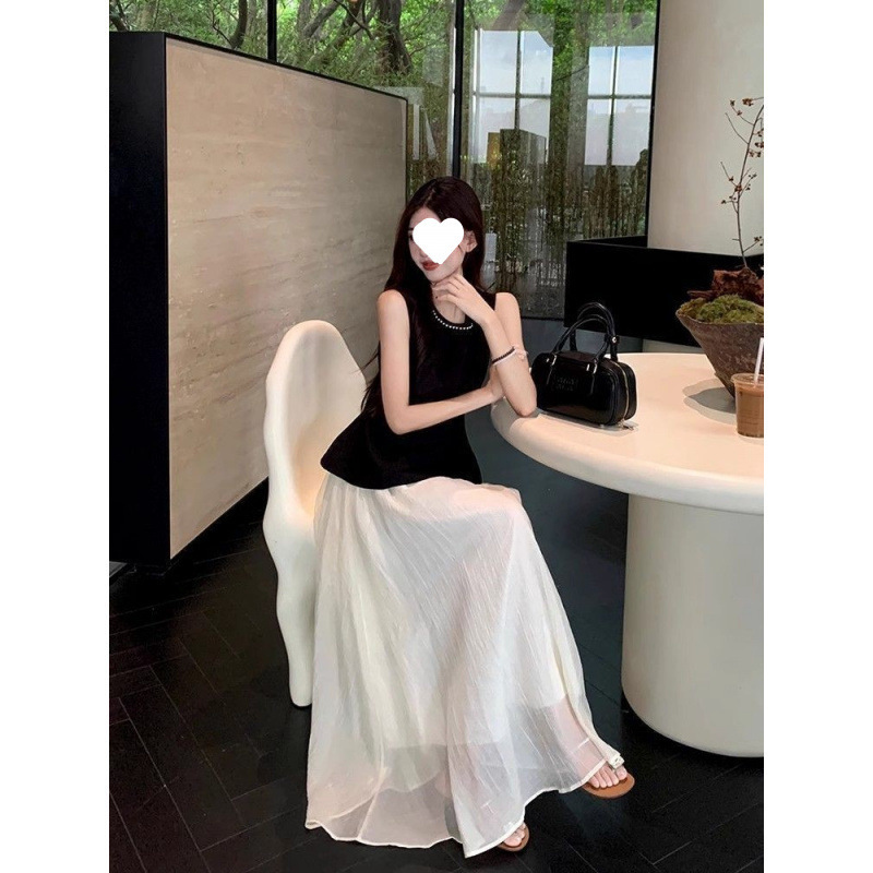 夏服、気質、韓国風ソルト系、軽くて大人っぽい、今年人気の美しいスカート、ツーピーススーツのセット|undefined