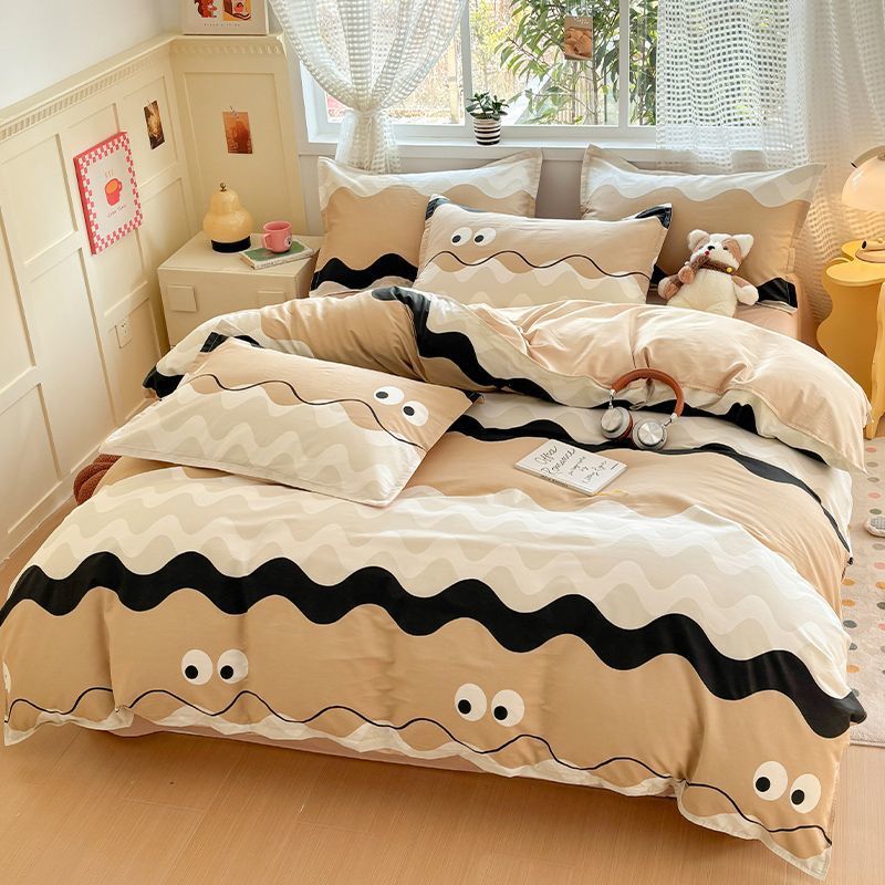 Funda de edredón gruesa de algodón puro pieza individual 100% algodón 150x200X230 funda de edredón cama individual dormitorio de estudiantes de invierno niñas