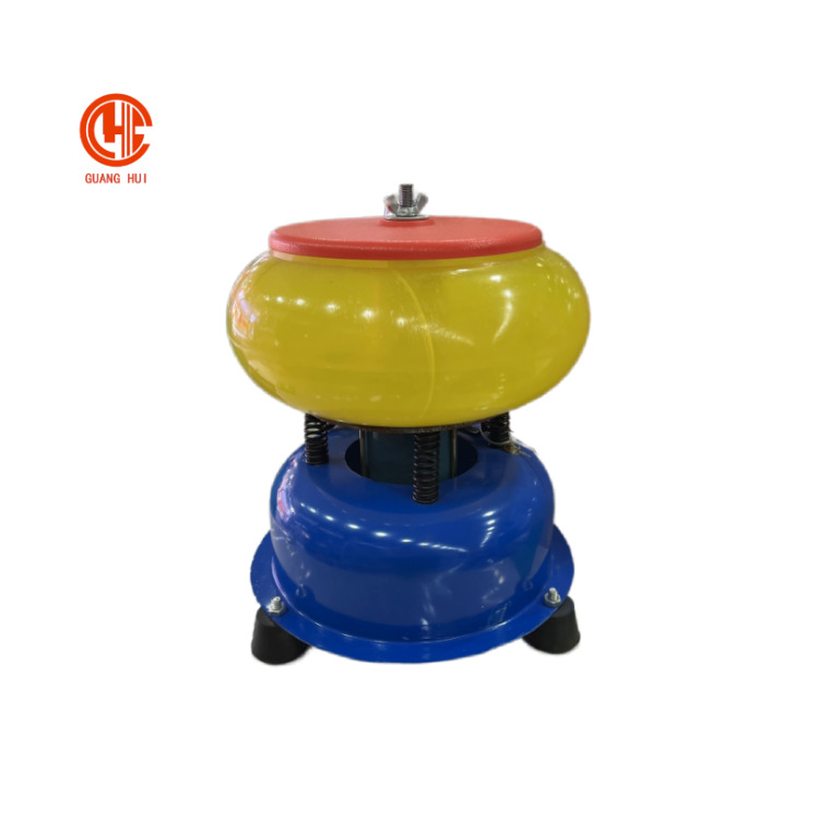 小型宝玉石牛筋胶鼓型震桶抛光机 翡翠玛瑙琥珀蜜蜡自动研磨抛光