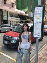 美式辣妹透视薄款设计荷叶边吊带背心2025夏季新款修身叠穿上衣女