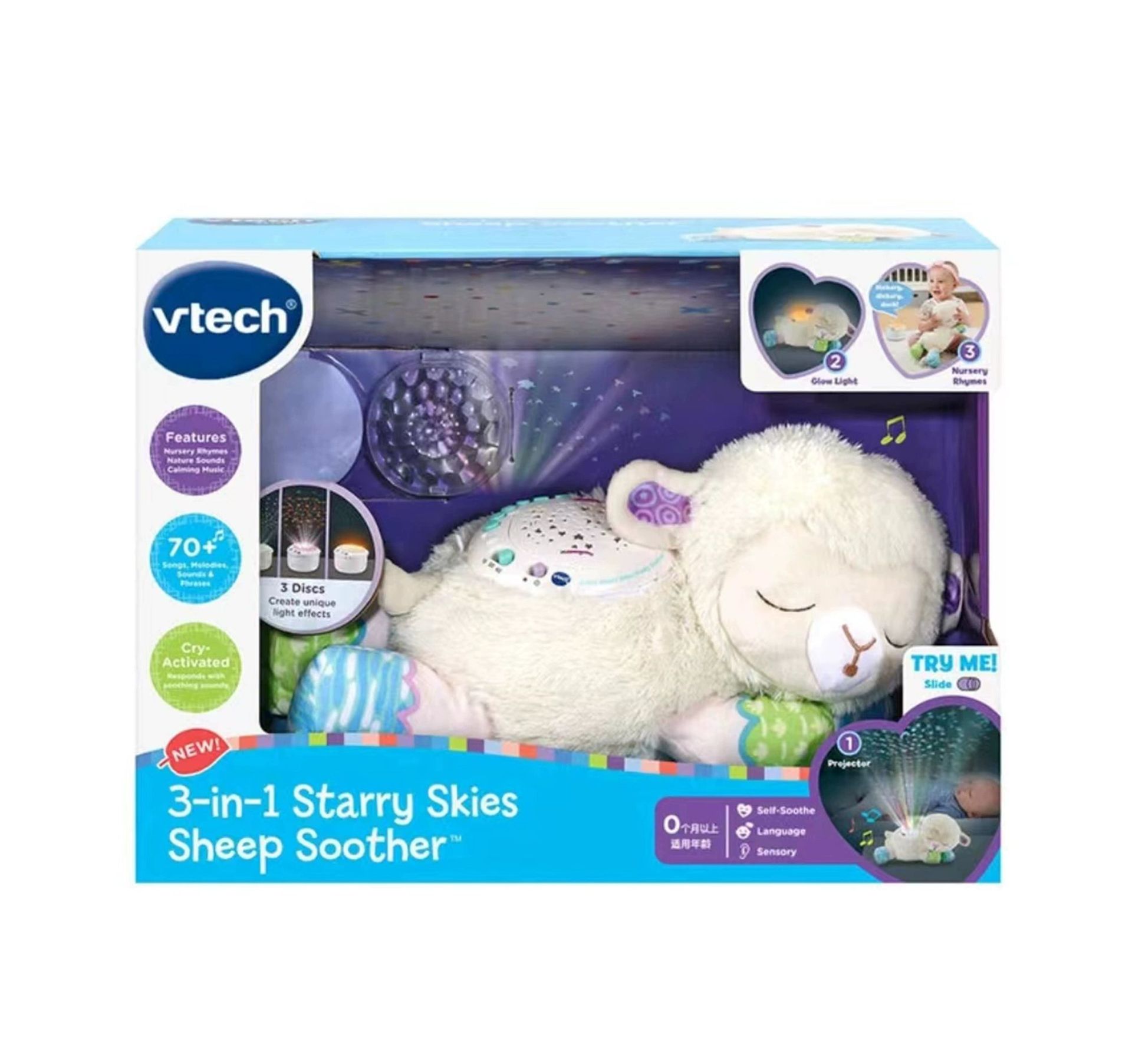 80-550518 [인터랙티브 카테고리] 소리와 빛으로 진정시키는 작은 양 수면장치