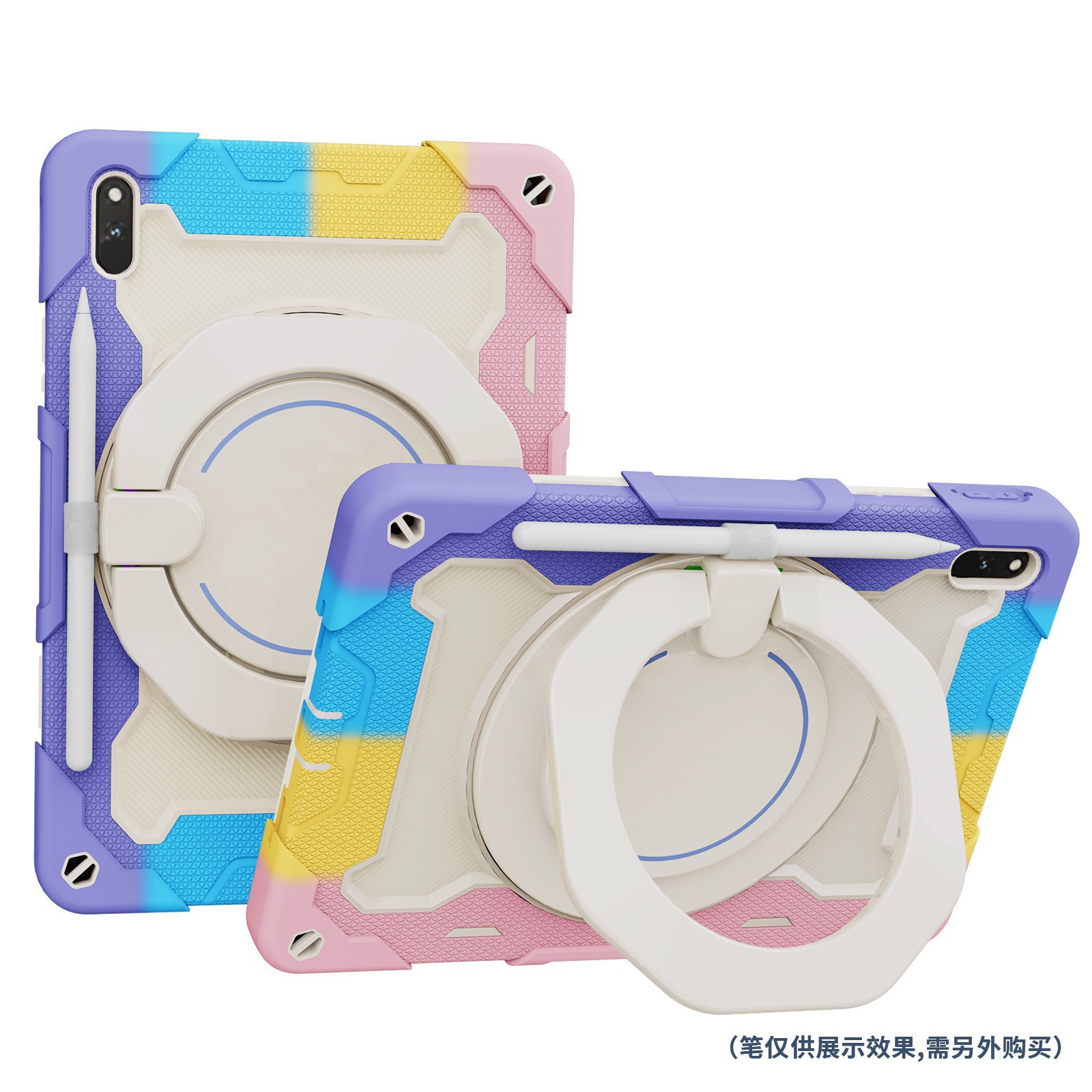 Applicable to Huawei matepad11 protective case pro10.8-inch silicone 10.4 protective case v6 Glory 8 drop-resistant 7