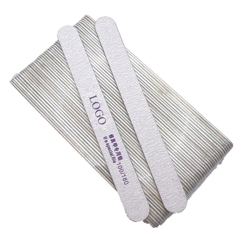 Wholesale nail rubbing strip nail grinding sand strip wood nail file double-sided manicure polishing strip nail salon special