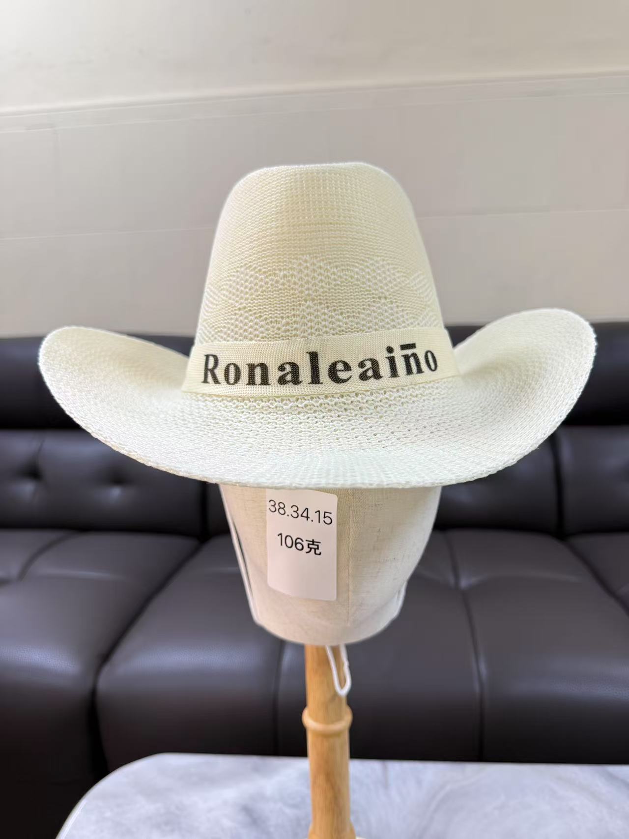 Verano vaquero occidental sombrero de playa sombrero de sol para viajar sombrero de jersey sombrero de punto viento neutro