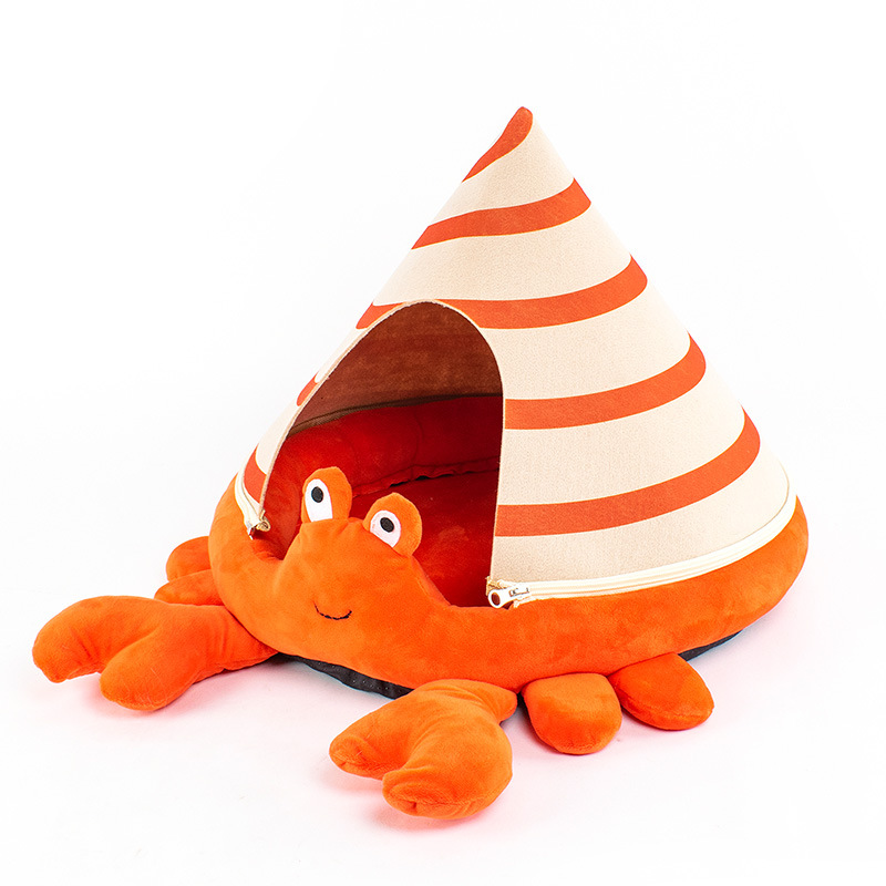 Nido de invierno personalizado del fabricante casa para gatos cerrada a prueba de viento