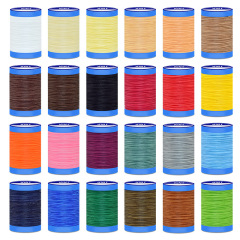 新商品の純色の0.35-1.0mmの丸いワックスの線のdiyは株の細いワックスの線の箱を散らしません。
