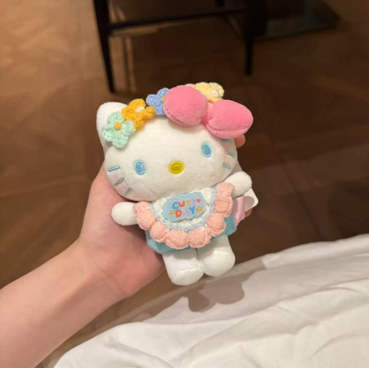 Hello Kitty, sanrio, оригинальная плюшевая подвеска, кукла, брелок, украшение сумки