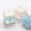 Transparent aromatherapy, glossy candle, cup, simple and elegant design