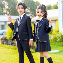 英伦风西装秋冬新款校服套装中小学生教师制服儿童班服幼儿园园服