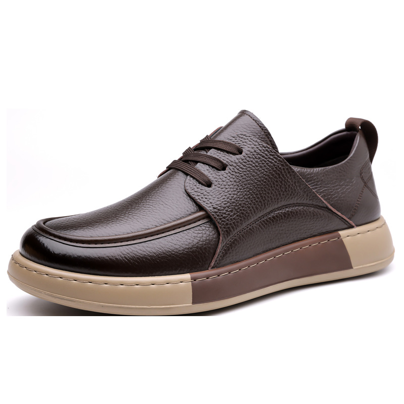 2025 otoño zapatos casuales de cuero para hombres zapatos de cuero suave cómodos de trabajo zapatos de cuero suave para hombres zapatos de cuero al por mayor image 7