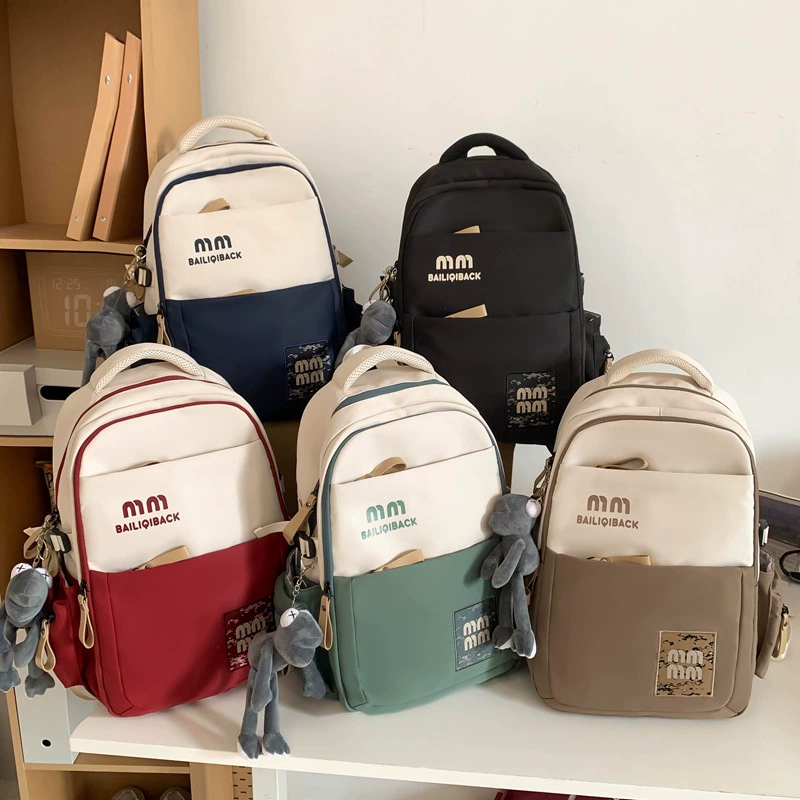 School bag, shoulder bag, waterproof nylon backpack, for students, wholesale
