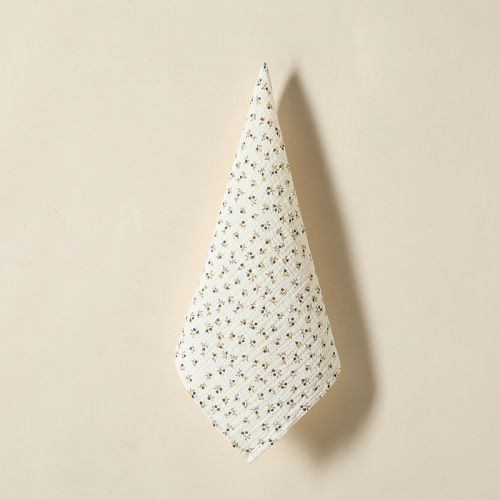 Baby saliva towel, pure cotton soft small square towel, baby's special face wash and foot wash cloth, newborn child's face wipe gauze towel