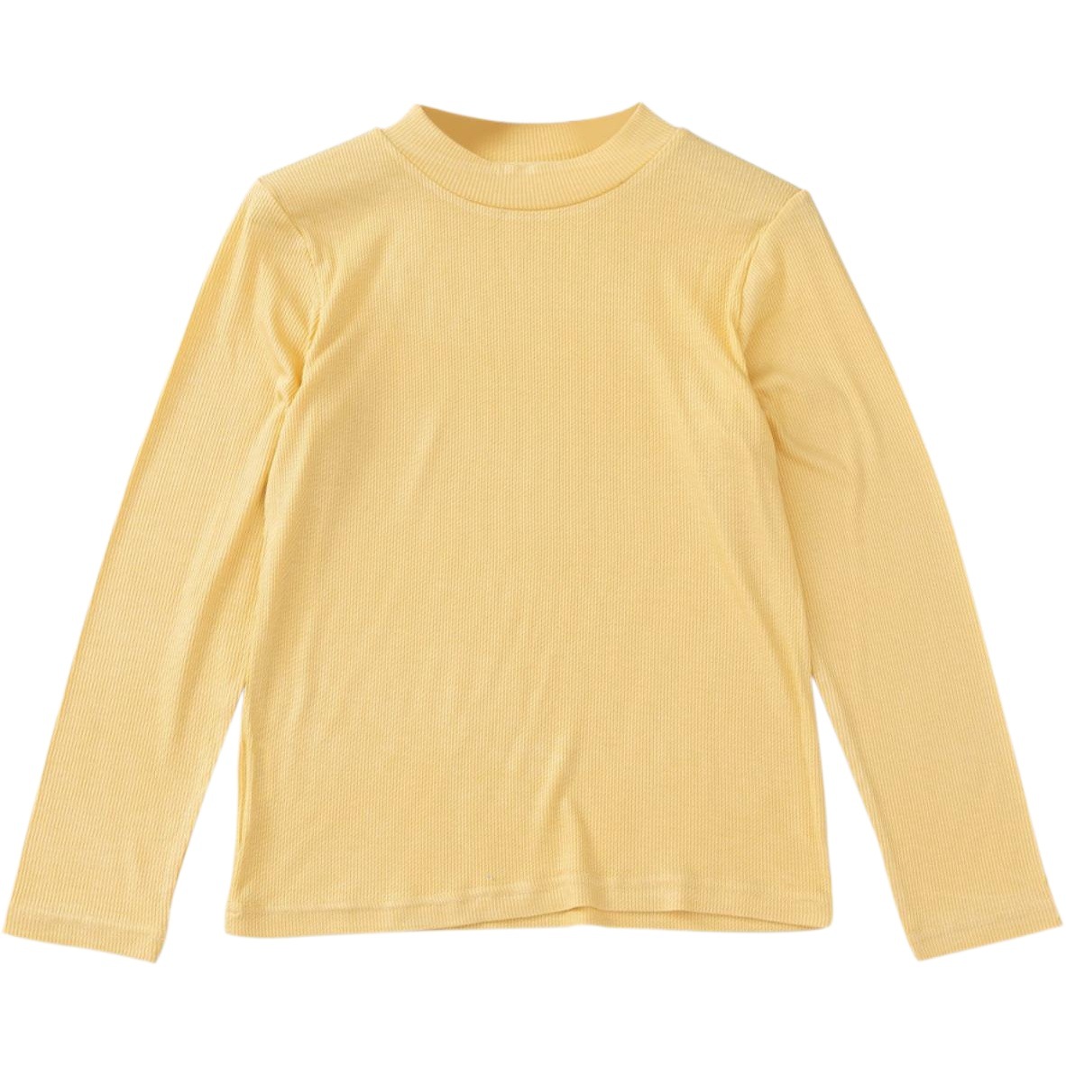 Girls Spring & Fall New Modal Cotton Long-Sleeved Round Neck T-Shirt Pure Color Thin Inner Baby White Bottoming Shirt Trbottomy
