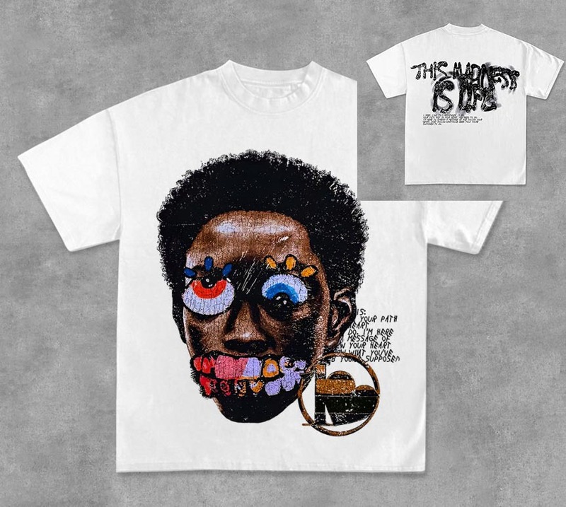 2025欧米の街頭のfflirtionは首の潮のブランドの新型のプリントのtシャツのゴシックの高い街のtシャツを掛けて丸首を合わせます。|undefined
