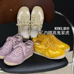 レトロの中で高くなった徳訓靴の女性2025年の春の新型の流行のシルクの本革はカジュアルな運動靴のファッションに合わせます。