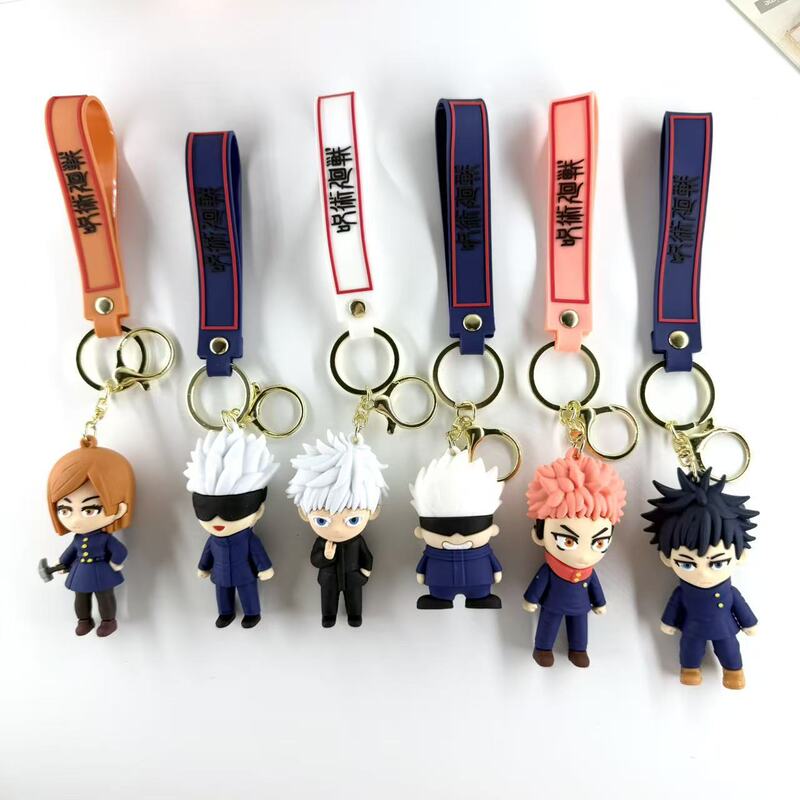 3Rd Generation Anime Jujutsu Kaisen Cartoon Figure Keychain Pendant Two-Dimensional Gojo Satoru Fushiguro Megumi Merchandise Cross-Border 3Rd Generation Anime Jujutsu Kaisen Cartoon Figure Keychain Pendant Two-Dimensional Gojo Satoru Fushiguro Megumi Merchandise Cross-Border