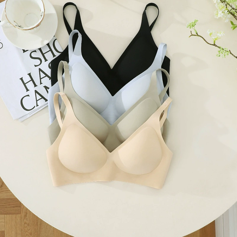 Underwear, supporting push up bra, breathable wireless bra, bra top
