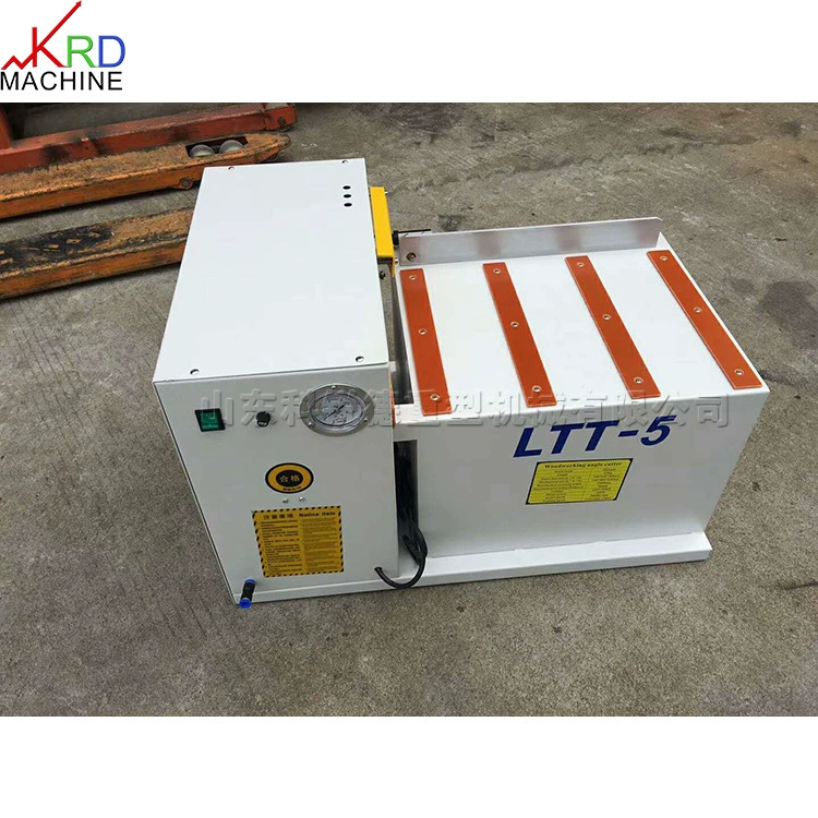 Небольшое полуавтоматическое оборудование для снятия фаски. Портативная деревообрабатывающая машина для снятия фаски. Машина для ремонта дуговой пластины из цельного дерева.