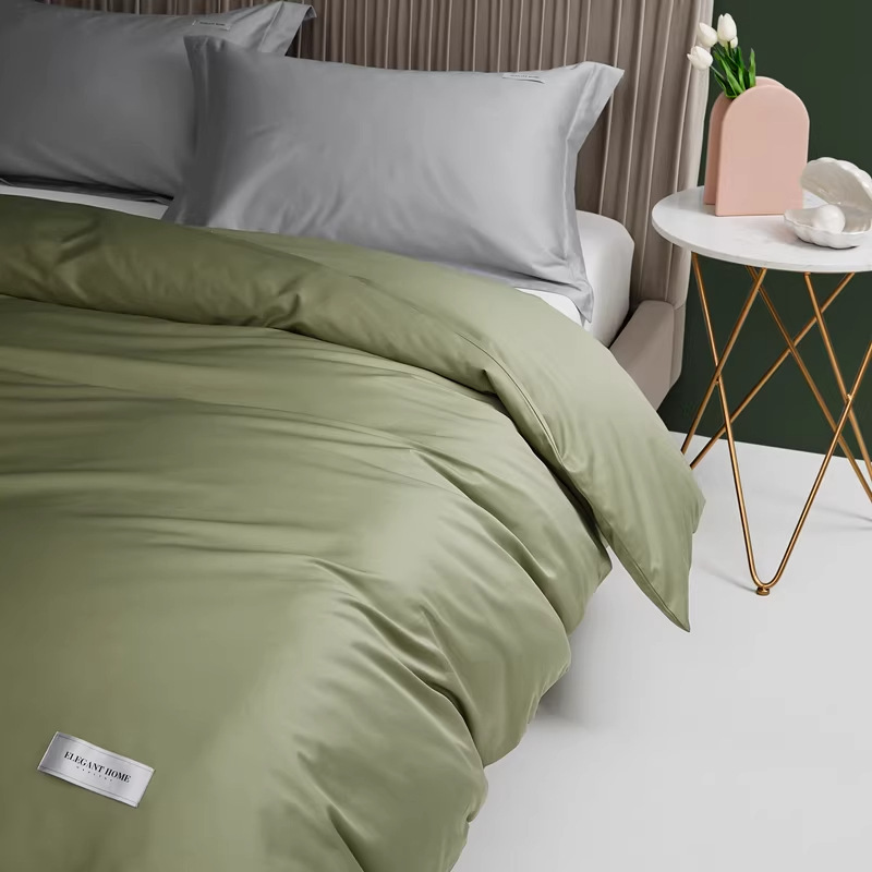 Color sólido de alta gama de algodón de lana larga cubierta de colchón de una sola pieza de sopa de algodón de un solo producto de cama de caseta cubierta de almohada par image 9