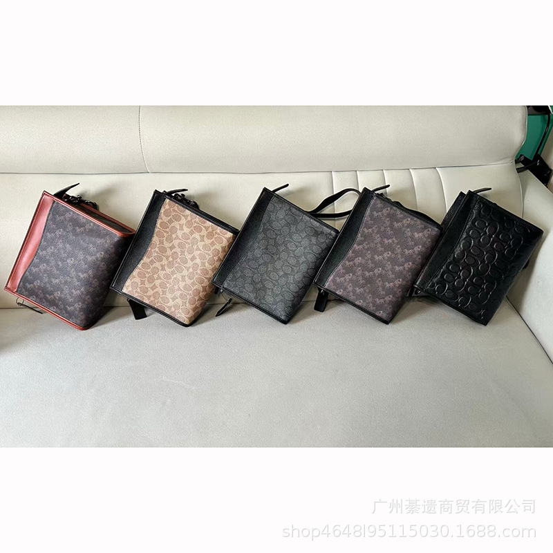 高品質メンズバッグ、メンズツーインワンクラッチバッグ、ショルダーバッグ、ヒッチ多機能クロスボディバッグ、メンズビッグブランド交換用|undefined