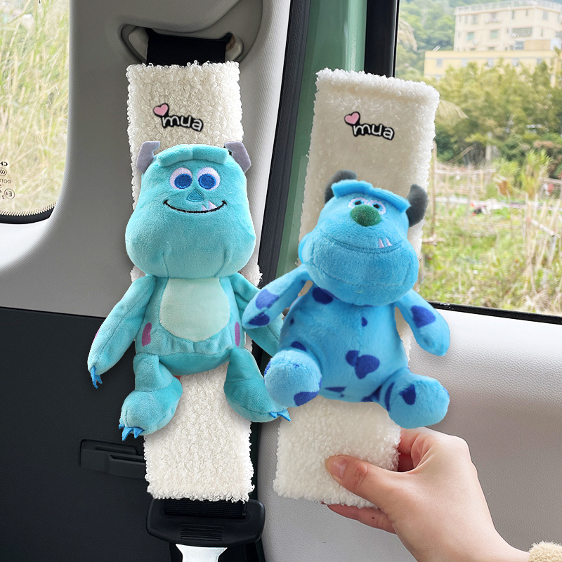 Protector de Hombro para Cinturón de Seguridad de Peluche Suave para Auto