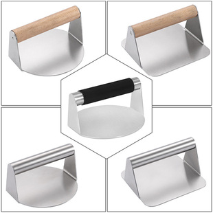 304 stainless steel meat press 430 round hamburger meat press manual meat press kitchen square meat press
