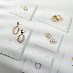 洞洞石頭ins拍照道具裝飾擺件飾品耳環項鍊化妝品擺拍攝道具背景