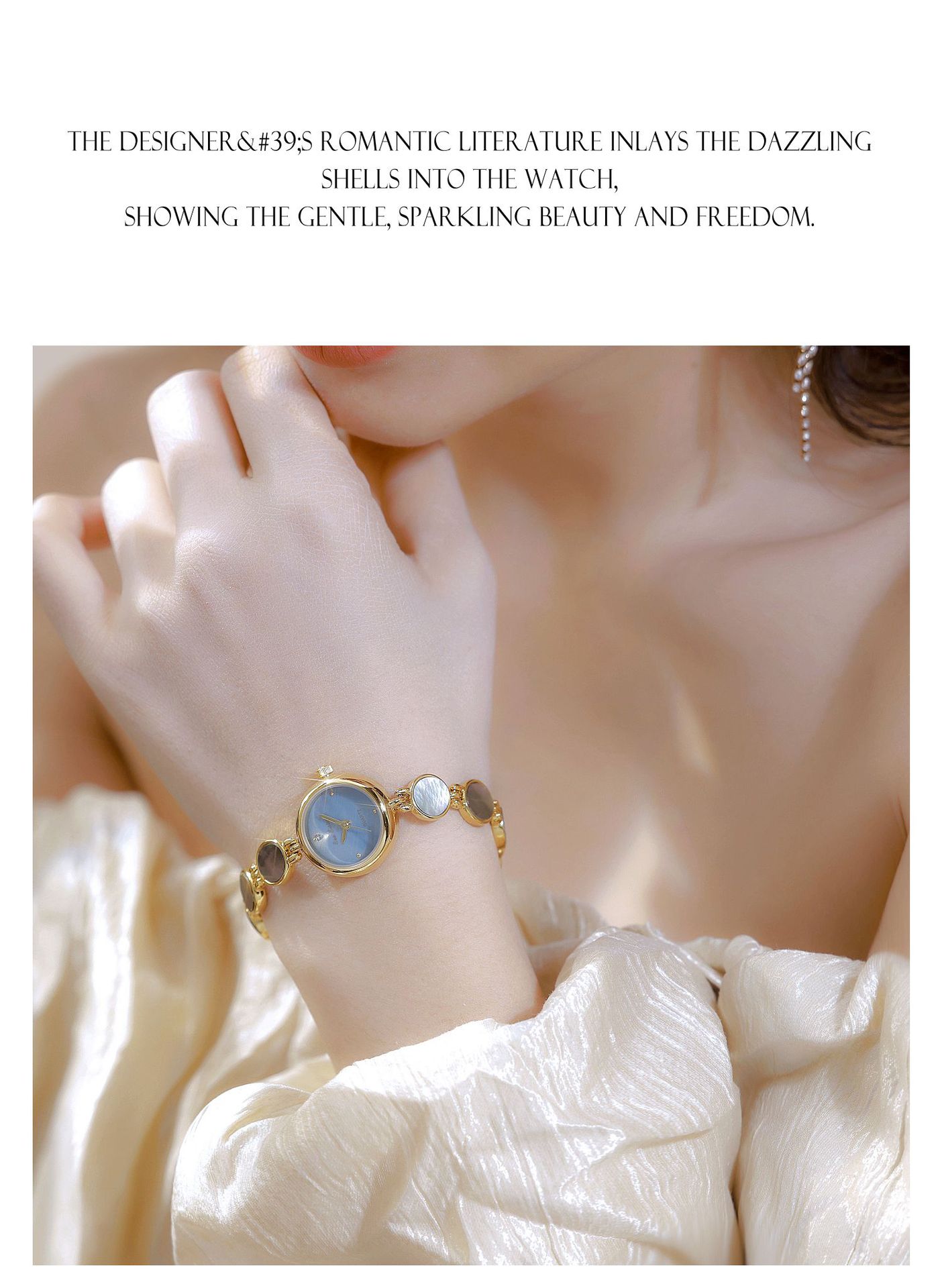 60g Weight Tempered Glass Mirror Material Fine Steel Strap Material Watch Classification Pointer Display Type Jewelry Buckle Buckle Style Round Dial Shape Holiday, Daily Occasion Quartz Movement Solid Color Pattern All Seasons Season Women's Gender Casual, Classic Style Style Casual Classic Style Solid Color Jewelry Buckle Quartz Watch 1