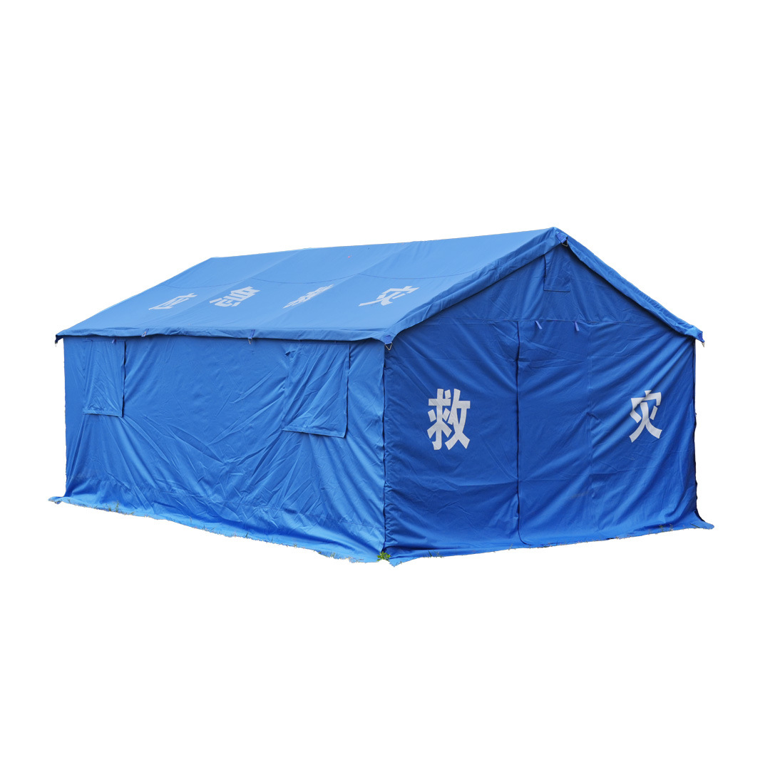 Pengyuan al aire libre lluvia civil socorro de desastres rescate de emergencia campesino azul algodón calentamiento tienda de campaña al por mayor