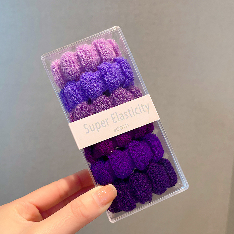Cuerda de pelo grueso Bola de las mujeres banda de pelo alto elástico durable banda de goma sin costura lazo de pelo cuerda de pelo de alta Cola de Caballo tocado