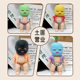 Factory in stock Best Selling New Decompression Toy Masked Face Bandit Doll Sand TPR Lala Music Creative Pinch Music