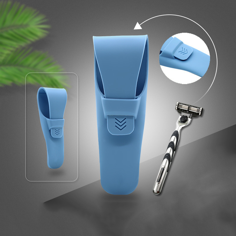Silicone razor, old-fashioned storage system, protective case, (Physicals)